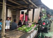 Program Rosita Satgas Marinir Disambut Gembira Warga Muara