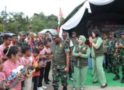 Danrem 151/Binaiya Kunjungan ke Kodim 1513/Seram Bagian Barat Resmikan Program Kampung Pancasila