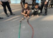 Kembali 5 (Lima) Remaja Diamankan Tim TP3 Polres Metro Jakarta Timur Bawa Sajam