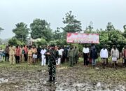 Satgas Habema Gelar Upacara Peringatan Kemerdekaan ke-79 RI di Kampung Mumugu