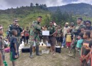 Satgas Habema Gelar Lomba HUT RI, Warga Wuloni Sambut Gembira