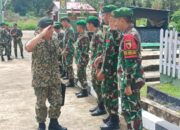 Dansatgas Yonzipur 5/ABW Sambut Kunjungan Kehormatan MLO Major Arief (TDM)