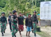 5 Paket Ganja Berhasil Di Gagalkan Personel Satgas Yonif 122/TS Diperbatasan RI-PNG