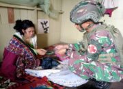 Satgas Habema Obati Warga Mumugu Sakit Malaria