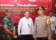 Kapolres Metro Depok Dan Dandim 0508 Kota Depok Amankan Pendaftaran Paslon Walikota Depok