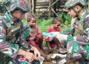 Pengobatan Satgas Habema Buat Anak-Anak Kemali Tersenyum