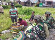 Rosita Satgas Habema Bantu Perekonomian Warga Milawak