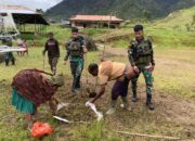 Satgas Habema Ajak Warga Digilimu Kerja Bakti Bersihkan Gereja Sion