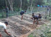 Satgas Yonzipur 5/ABW Gandeng Remaja Berkebun, Wujudkan Ketahanan Pangan