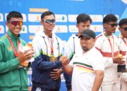 Denri Maulidzar Borong Tiga Emas Lewat Cabor Dayung Rowing di PON XXI Aceh Sumut