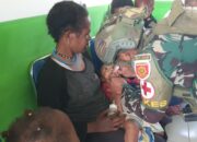 Kerja Sama Satgas Habema Dan Puskesmas Sinak Tingkatkan Kekebalan Tubuh Balita Papua