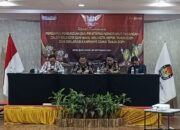 Polres Metro Depok Hadiri Rapat Koordinasi Persiapan Pengundian Nomor Urut Dan Deklarasi Kampanye Damai