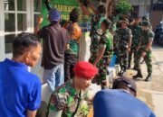 Sambut HUT ke 79 TNI, Pusdiklatpassus Gelar Karya Bakti
