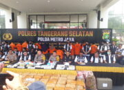 Press Conference Hasil Ungkap Kasus Tidak Pidana Narkoba 2 Bulan ( Agustus- September ) Sat Resnarkoba Tangerang Selatan