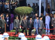 Presiden Jokowi Pimpin Upacara Hari Kesaktian Pancasila Di Lubang Buaya, Kapolri Turut Mendampingi