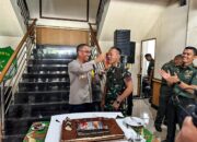 Kapolres Metro Jakarta Timur Berikan Surprise Ke Kodim 0505/JT Pada HUT TNI Ke 79