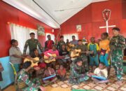 Bantuan Kasad Melalui Satgas Habema Disambut Gembira Warga Otalama