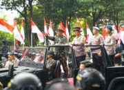 Kapolri Cek Gladi Bersih Apel Gelar Pasukan Pengamanan Pengambilan Sumpah Presiden Dan Wapres RI