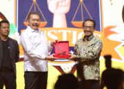 Jaksa Agung RI Terima Penghargaan Apresiasi Dari Jaksapedia Dan Universitas Hasanuddin Dalam Acara Sound of Justice 2024