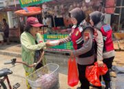 Polwan Polsek Cipondoh Gelar Kegiatan Sosial di Pasar Sipon