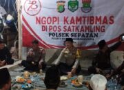 Polsek Sepatan Polres Metro Tangerang Kota Gelar Ngopi Kamtibmas Dengan Masyarakat Ds. Mekar Jaya