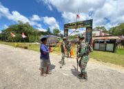 Warga Kurima Serbu Lokasi Pelayanan Kesehatan Keliling dari Satgas 641/Bru