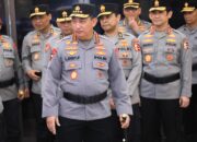 Kapolri Pimpin Kenaikan Pangkat 4 Pati-Pamen Polri