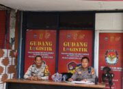 Polsek Kemayoran Melaksanakan Pengamanan KPUD Untuk Menjaga Pilkada DKI Jakarta Aman Dan Damai