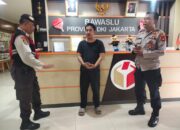 Polisi Polsek Pancoran Gelar Patroli Dialogis Di Kantor Bawaslu DKI