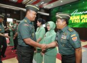 Wakasad Terima Laporan Korps Kenaikan Pangkat 12 Pati TNI AD
