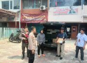 Polsek Kemayoran melakukan Pengamanan Pendistribusian Logistik Pilgub – Wagub DKI Jakarta Tahun 2024
