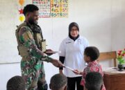 Bantuan Kasad Melalui Satgas Habema Disambut Gembira Warga Digilimu