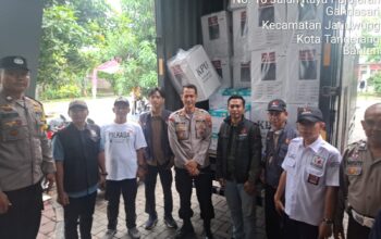 Penerimaan Logistik Pilkada 2024 Di wilayah hukum Polsek Jatiuwung Berlangsung Lancar