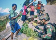 Rosita Satgas Habema Bantu Perekonomian Warga Buwisiga