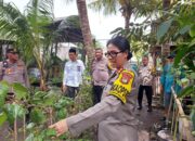 Wakapolres Metro Tangerang Kota Kunjungi KWT Mina Tani Lestari Mendukung Program Ketahanan Pangan Nasional