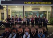 Belasan Remaja Dengan Senjata Tajam Diamankan TP3 Polres Jakbar Di Penjaringan