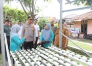 Sambangi KWT, Kapolres Metro Tangerang  Dukung Asta Cita Program Swasembada Pangan Presiden RI