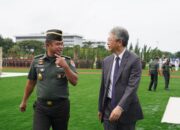 Kasad Dampingi Panglima TNI Terima Kunjungan Kepala Staf Gabungan Angkatan Bersenjata RRT