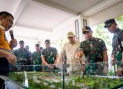 Wakasad Dampingi Menhan RI Tinjau Rencana Pembangunan Fasilitas Latihan Tempur Multidimensi Pusdikpassus