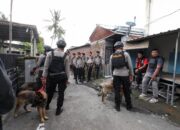 Kerahkan unit K-9, Polda NTB Gerebek kampung Narkoba Dan Amankan 29,72 Gram Sabu