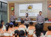 Satuan Lalu Lintas Polres Metro Tangerang Kota Memberikan Edukasi Kepada Anak Usia Dini