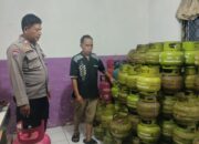 Bhabinkamtibmas Kelurahan Rambutan Cek Ketersediaan Gas Subsidi 3 Kg Di Pangkalan