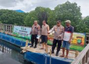 Ketahanan Pangan, Bhabinkamtibmas Lakukan Pendampingan Kepada Petani Ikan