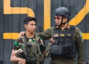 Jalin Sinergitas, Kasatgas Humas Operasi Damai Cartenz-2025 Kunjungi Pos Pamtas Yonif 512 Di Oksibil