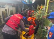 Banjir Di Kebon Pala Akibat Luapan Kali Ciliwung, Dit Samapta Polda Metro Jaya Gelar Patroli