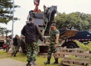 TNI AD Respon Cepat Buka Akses Jalan, Bangun Jembatan Di Kemang Pratama