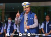 Kakorlantas Polri Melepas Tim Ekspedisi Mudik RRI 2025