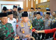Perkuat Silaturahmi, Kapolri-Panglima TNI Hadiri Safari Ramadhan Di Polda Lampung