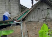 Anggota Polres Wonosobo Renovasi 3 Warga Tak Layak Huni di Desa Wonosobo