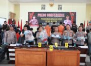 Tindak Tegas Geng Motor, Polres Bener Meriah Amankan Senjata Tajam Dan Puluhan Anggota